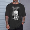 Trump 2024 Convicted Felon I Am Voting Convicted Felon 2024 T-Shirt Gifts for Him
