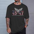 Trump 2024 President 45 And 47 American Flag Trump 2024 T-Shirt Gifts for Him