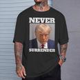 Trump Shot Donald Trump Shot Never Surrender T-Shirt Gifts for Him