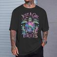 Turtle Sea Ocean Cute Just A Girl Who Loves Turtles T-Shirt Gifts for Him
