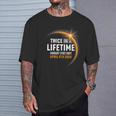 Twice In Lifetime Solar Eclipse 2024 2017 North America T-Shirt Gifts for Him