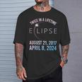 Twice In A Lifetime Solar Eclipse 2024 Total Eclipse T-Shirt Gifts for Him