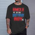 Uncle Of The Birthday Boy Costume Spider Web Birthday Party T-Shirt Gifts for Him