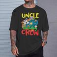 Uncle Birthday Crew Outer Space Planets Universe Party T-Shirt Gifts for Him