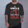 Uncle Cant Fix All Screwed Fathers Day Mechanic Men T-Shirt Gifts for Him