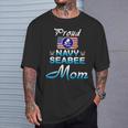 Us Navy Seabee Veteran Proud Navy Seabee Mom T-Shirt Gifts for Him