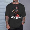 Venezia Enecia Souvenirs Italia Góndola Camiseta unisex Regalos para él