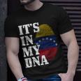 Venezuela It's In My Dna Flag Pride Roots Vintage Venezuelan T-Shirt Gifts for Him