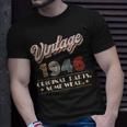 Vintage 1946 Original Parts Year Of Birth Birthday T-Shirt Gifts for Him