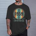 Vintage 1959 Limited Edition Bday 1959 Birthday T-Shirt Gifts for Him
