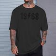 Vintage 1968 Cumpleaños 54 Años Nacido 1968 Camiseta unisex Regalos para él