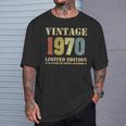 Vintage 1970 Clothes 50 Years Old Retro 50Th Birthday T-Shirt Gifts for Him