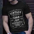 Vintage 40Th Birthday Decorations 1984 40 Birthday T-Shirt Gifts for Him
