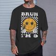 Vintage Bruh I'm 9 It's My 9Th Birthday 9 Year Old Birthday T-Shirt Gifts for Him