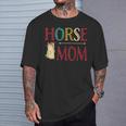 Vintage Horse Graphic Equestrian Mom Cute Horse Riding T-Shirt Gifts for Him