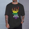 Vintage Rainbow Oh Deer I'm Queer Pride Lesbian Gay Lgbtq T-Shirt Gifts for Him