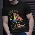 Vintage Rescue Dogs Give The Best Kisses Adopted Dog Lovers T-Shirt Gifts for Him