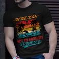 Vintage Retired 2024 Not My Problem Retirement For Women T-Shirt Gifts for Him