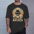 Vintage Retro The Dad Abides Daddy Father's Day T-Shirt Gifts for Him Vintage Retro The Dad Abides Daddy Father's Day T-Shirt Gifts for Him