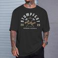Vintage Retro Stumpfest Brisbane Get Sweaty T-Shirt Gifts for Him