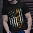 Vintage Usa Animal Control Officer American Flag Patriotic T-Shirt Gifts for Him