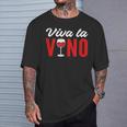 Viva Laino – Weinliebhaber Rotwein Weißwein T-Shirt Geschenke für Ihn