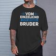 Vom Einzelkind Zum Großen Bruder Großer Bruder Geschwister T-Shirt Geschenke für Ihn