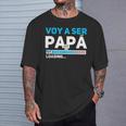 Voy A Ser Papa Anuncio Embarazo Futuro Papa Camiseta unisex Regalos para él