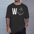 W Anchor W'anker T-Shirt Geschenke für Ihn