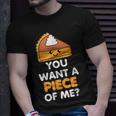 You Want A Piece Of Me Pumpkin Pie Thanksgiving Day T-Shirt Gifts for Him