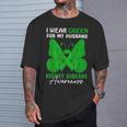 I Wear Green For My Husband Kidney Disease Awareness Day T-Shirt Gifts for Him