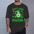 Weed Bear Herb Bear Don't Care Bear Marijuana Cannabis T-Shirt Gifts for Him