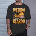 Weirdo With A Beardo Bearded Dragon Beardie T-Shirt Gifts for Him