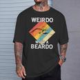 Weirdo With A Beardo Retro Vintage Bearded Dragon T-Shirt Gifts for Him