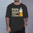 'Werdender Papa Zututkunft Papa Papa 2024 Loading' T-Shirt Geschenke für Ihn