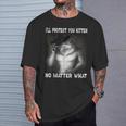 Werewolf Ripping Off Alpha Wolf Meme I'll Protect You Kitten T-Shirt Gifts for Him