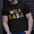 Wild One Dada Two Wild Birthday Outfit Zoo Birthday Animal T-Shirt Gifts for Him