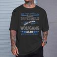 Wolfgang First Name Lettering Boys T-Shirt Geschenke für Ihn