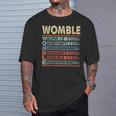 Womble Family Name Last Name Womble T-Shirt Gifts for Him