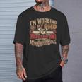 WoodworkingPhd In Woodworking T-Shirt Gifts for Him