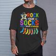 World Down Syndrome Day Awareness Rock Your Socks T-Shirt Gifts for Him