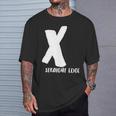 X Straight Edge Hardcore Punk Rock Band Fan Outfit T-Shirt Gifts for Him