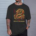 Year Of The Dragon 2024 Zodiac Chinese New Year 2024 T-Shirt Gifts for Him