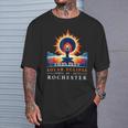 Yoga Total Solar Eclipse April 8Th 2024 Rochester T-Shirt Gifts for Him