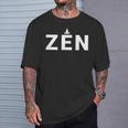 Zen YogaSimply Zen Lifestyle Meditation T-Shirt Gifts for Him