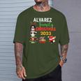 Alvarez Family Name Alvarez Family Christmas T-Shirt Gifts for Him