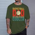 Basketball Dad Present Daddy Father's Day Birthday Christmas T-Shirt Gifts for Him