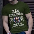 Buchanan Clan Christmas Scottish Family Name Party T-Shirt Gifts for Him