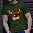 Christmas Gym Workout Reindeer Kettlebell Xmas For Gym Lover T-Shirt Gifts for Him