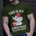 This Is My Christmas Pajama Baby Elephant Hat Xmas T-Shirt Gifts for Him